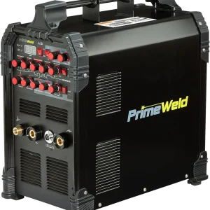 225 Amp IGBT AC DC TIG Stick Welder with Pulse Function for Aluminum Stainless Steel and Thinner Metals Welding