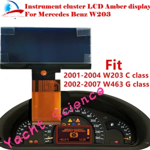 Instrument Cluster Dashboard LCD Display Screen Pixel Repair For Mercedes Benz W203 C Class 2000-2004/W463 G class 2002-2007