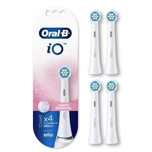 4 Pack Replacement Toothbrush Heads Black Or White Toothbrush Brush Head Toothbrush Attachment for Oral-B IO Electric Toothbrush