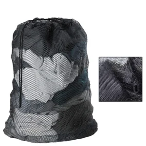 Large Size Laundry Mesh Bag Solid Color Drawstring Laundry Bag Anti-snagging Anti-deformation Mesh Clothes Washing Bag 60x90cm