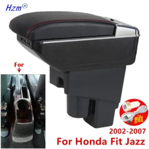 2002-2007 Car Armrest Box Storage Console for Honda Jazz Fit 1 Center Console Organizer