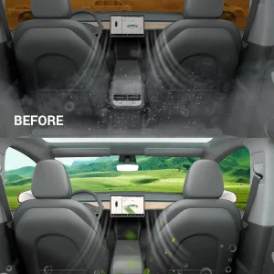 Tesla Model Y 2020-2024 Cabin Air Filter Upgrade with HEPA and Activated Carbon for Improved Air Quality