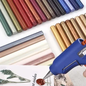 10 Pieces Colorful Sealing Wax Sticks for Melting Glue Gun and Weddings