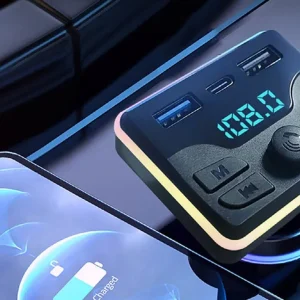 Car Audio Bluetooth MP3 Player with Multi-Function USB Charging Port and High-Definition Music Playback