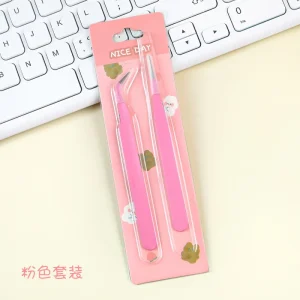 2pcs Decorative Clip Tweezers Set for Back to School Student Journal Diary Supplies