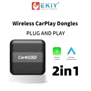 Wireless CarPlay Adapter and Android Auto Converter for In-Car Entertainment Systems