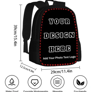 Customizable Cartoon Basketball School Backpack for Kindergarten Boys with Personalized Prints