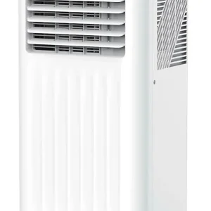 8000 BTU Remote Controlled Air Conditioner Unit with Cooling, Dehumidifying, and Fan Modes for Home or Office