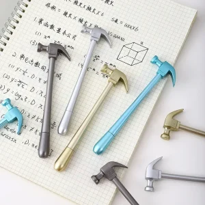 1Pcs Creative Simulation Hammer Tools Shape Gel Pen Student School Stationery Office Supplies Souvenir Writing Pen Funny Gifts