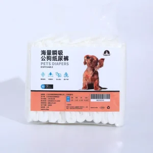 10PCS Disposable Dog Diapers Female Male Super Absorption Physiological Cat Pet Leakproof Nappies Pants Breathable Puppy Short