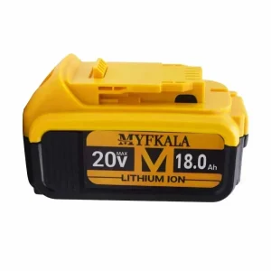 100% Original for DeWalt DCB200 DCB206 20V MAX 18.0Ah Li-ion Battery Replacement Power Tool Battery