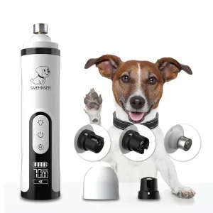 Low Noise Electric Dog Nail Clippers and Grinder Kit for Safe Pet Grooming