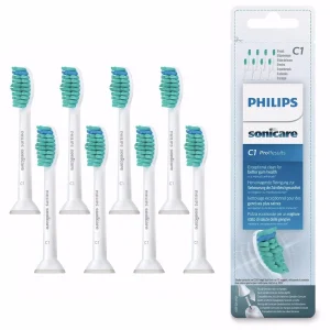 Whitening Electric Toothbrush Heads 8 Pack for Philips Sonicare C1 Pro Results with Advanced Stain Removal and Gentle Bristles