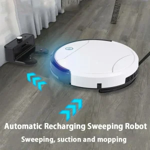 Intelligent Automatic Robot Vacuum Cleaner with 2000pa Powerful Suction and UV Sterilizing Function for Hard Floor Cleaning