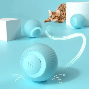 Interactive Rechargeable Rolling Ball Toys for Indoor Cats – Self Moving Motion Ball Kitten Playmate