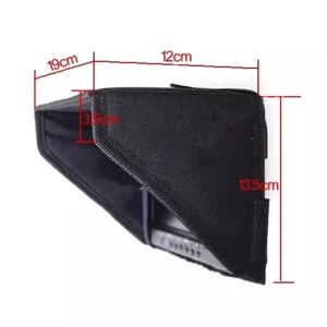 7 8 10 11 12 Inch Monitor Black Sun Hood TV Movie Video Display Visor Cage Protective Cover Light Shield Block Screen Mask Sunshade for Outdoor Use