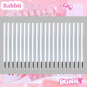 Kawaii Aesthetic School Stationery Accessories Rabbit Themed Gel Pen with Replaceable Refill and Black Ink for Student Supplies