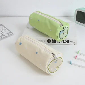 Kawaii Green Apple Cute Cake Pencil Case Storage Bag Cosmetic Bag Student Stationery School Supplies Back To School