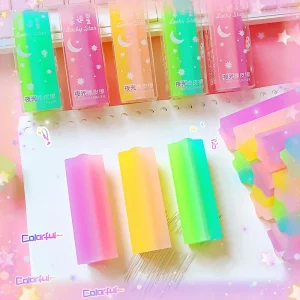 Kawaii Back to School Stationery Essentials – Rubber Star Erasers Wholesale Office Supplies for Kids and Teachers