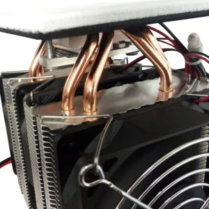 240W 12V Metal Cooling Plate with Four Hollow Copper Tubes for Fast and Efficient Heat Dissipation in Computer and Electronics Cooling