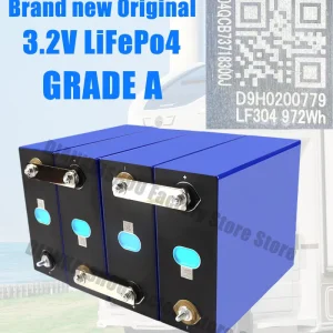 4000 Cycles 105Ah 3.2V EVE EVE LFP Battery Pack with 2000 to 4000 Lifespan for DIY Home Solar System 12V 24V Off Grid