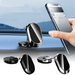 1080° Rotation Foldable Car Magnetic Phone Holder Universal Air Vent Mount GPS for iPhone Samsung in Car Cell Phone Holder Stand