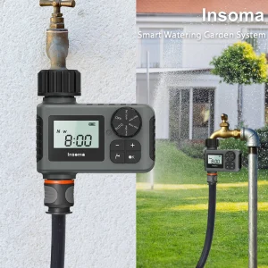 Intelligent Garden Irrigation Controller with Automatic Water Timer and LCD Display