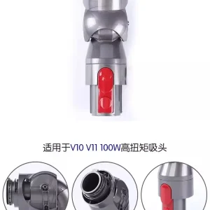 100W Direct Drive Suction Head Assembly for Dyson V11 and V15 Vacuum Cleaners with Brush Connection Replacement Part