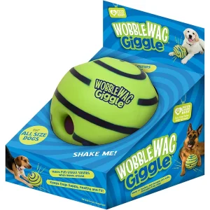 Interactive Glow in the Dark Dog Toy with Giggle Sounds for Indoor and Outdoor Play