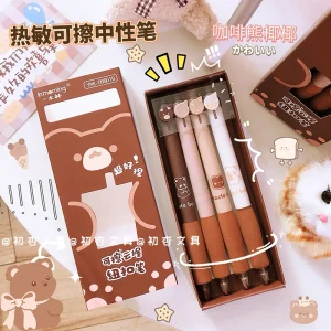 kawaii pens stationery cute stationary office accessories school supplies pens for school erasable pen back to school