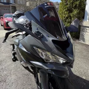 ZX6R 2009-2024 High Quality ABS Plastic Wind Deflector Screen Windshield