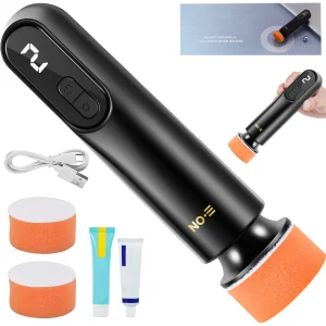 Wireless Handheld Car Paint Polisher and Waxing Machine with LED Display and 3 Adjustable Speeds for Effective Car Body Repair and Restoration