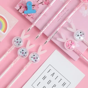 Kawaii School Stationery Essential Pink Ballpoint Pen for Learning and Writing