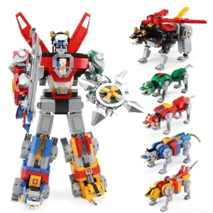 Voltron Defender of The Universe Educational Building Block Set for Kids with 2334Pcs, Creative STEM Toy for Boys and Girls, Christmas Gift Idea