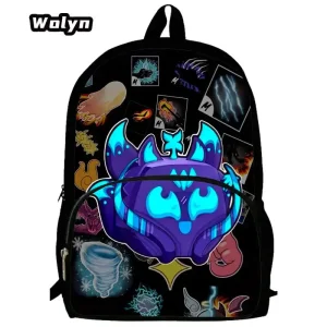 Wholesale Custom School Bags with Unique Anime Game Designs for Pupils and Students