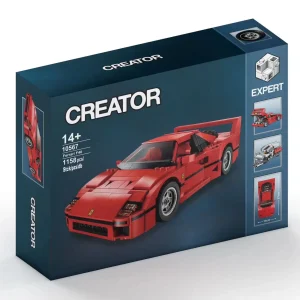 Compatible Lego F40 Sports Car 1192 Piece Building Blocks Set DIY Toy Model for Kids and Adults