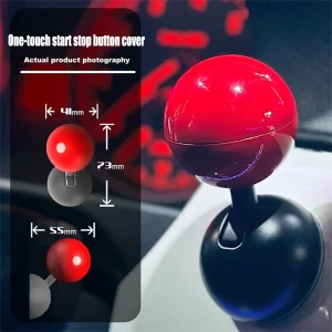 Universal One-Touch Start Stop Button Protective Rocker Decorative Cover for Most Car Ignition Systems