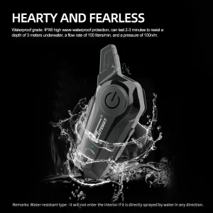 1/2Pcs Bluetooth Motorcycle Helmet Intercom Headset for 2 Rider intercomunicador Moto Wireless Interphone Noice Reduction