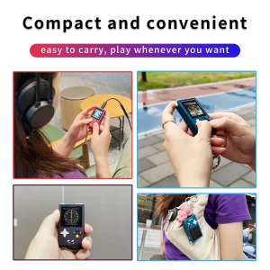 Mini Retro Handheld Game Console with Linux-Based System, 1.54 Inch IPS Display, 64GB Internal Memory and Support for Multiple Game Formats