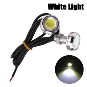 12V 3W LED Motorcycle Reverse Light Eagle Eye Fog Lamp Bulb Daytime Running Light Fitment for Most Bikes