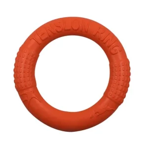 Dog Toys Pet Flying Disk Training Ring Puller Anti-Bite Floating Interactive Supplies Dog Toys Aggressive Chewing