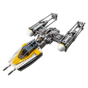 Interstellar Series Y-Wing Fighter Building Blocks Set, Compatible with Lego 75172 Fighter Models, Brick Toys Kids Birthday Gift