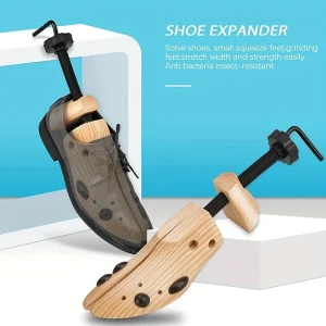 1Pc Shoe Stretcher Women and Men’s Shoe Widener – Wooden Expander for Wide Feet, Bunions or Calluses Wooden Shoe Stretcher