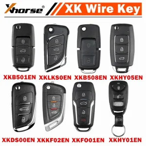 Xhorse XK Series 5PCS Wire Remote Key Set for VVDI2 and Mini Key Tool with 25 Bonus Points