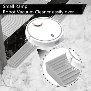 Intelligent Robot Vacuum Cleaner Threshold Ramp Kit with Anti-Slip Lightweight TPE Door Step for Seamless Navigation