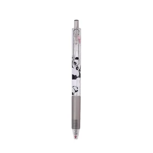 Kawaii Panda 3 Piece Gel Pen Set, 0.5mm Black Ink, Smooth Writing Experience, Neutral Color, Perfect for Back to School, Office, or Stationery Needs