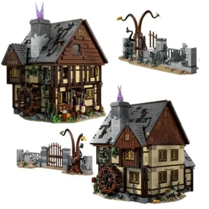 2024 New Ideas 21341 Cottage Halloween Bricks Toys For Kids Christmas Gifts