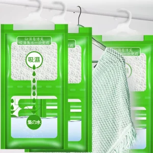 10PCS Moisture Absorber Hanging Bag Moldproof Wardrobe Antihumidity Bags Dry Bag Dehumidification for Closet Indoor Desiccant