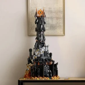 2024 Newest 10333 Piece Black Dark Tower Model Building Kit with Creative MOC Blocks for Boys and Adult Hobbyists