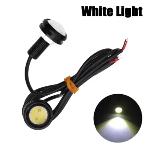 12V 3W LED Motorcycle Reverse Light Eagle Eye Fog Lamp Bulb Daytime Running Light Fitment for Most Bikes